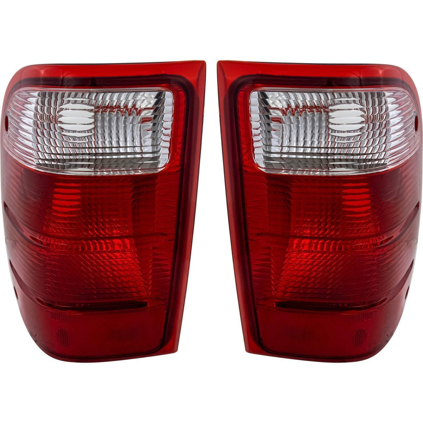 Tail Light Set For 01-05 Ford Ranger Driver and Passenger Side Lens and Housing