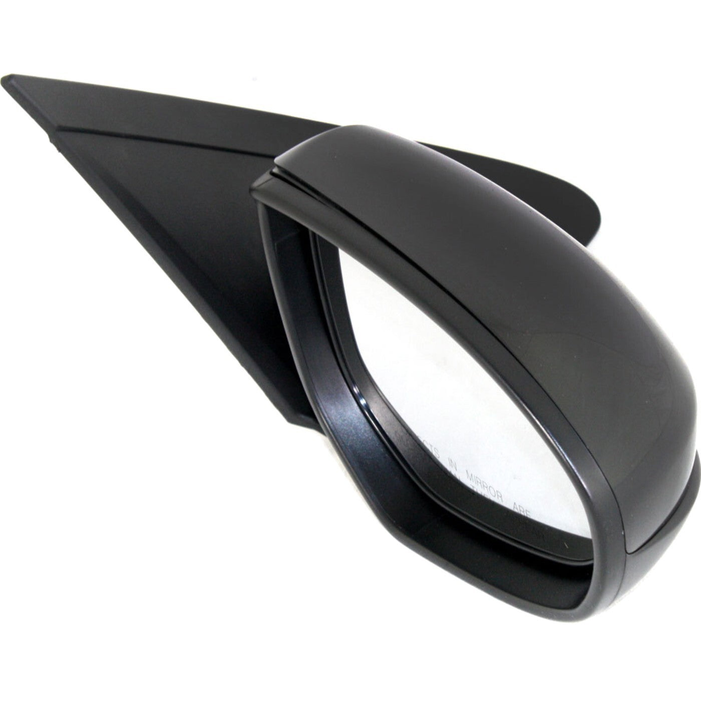 Mirror Power Smooth Black Passenger Side Right RH for 10-13 Mazda 3 Mazda3