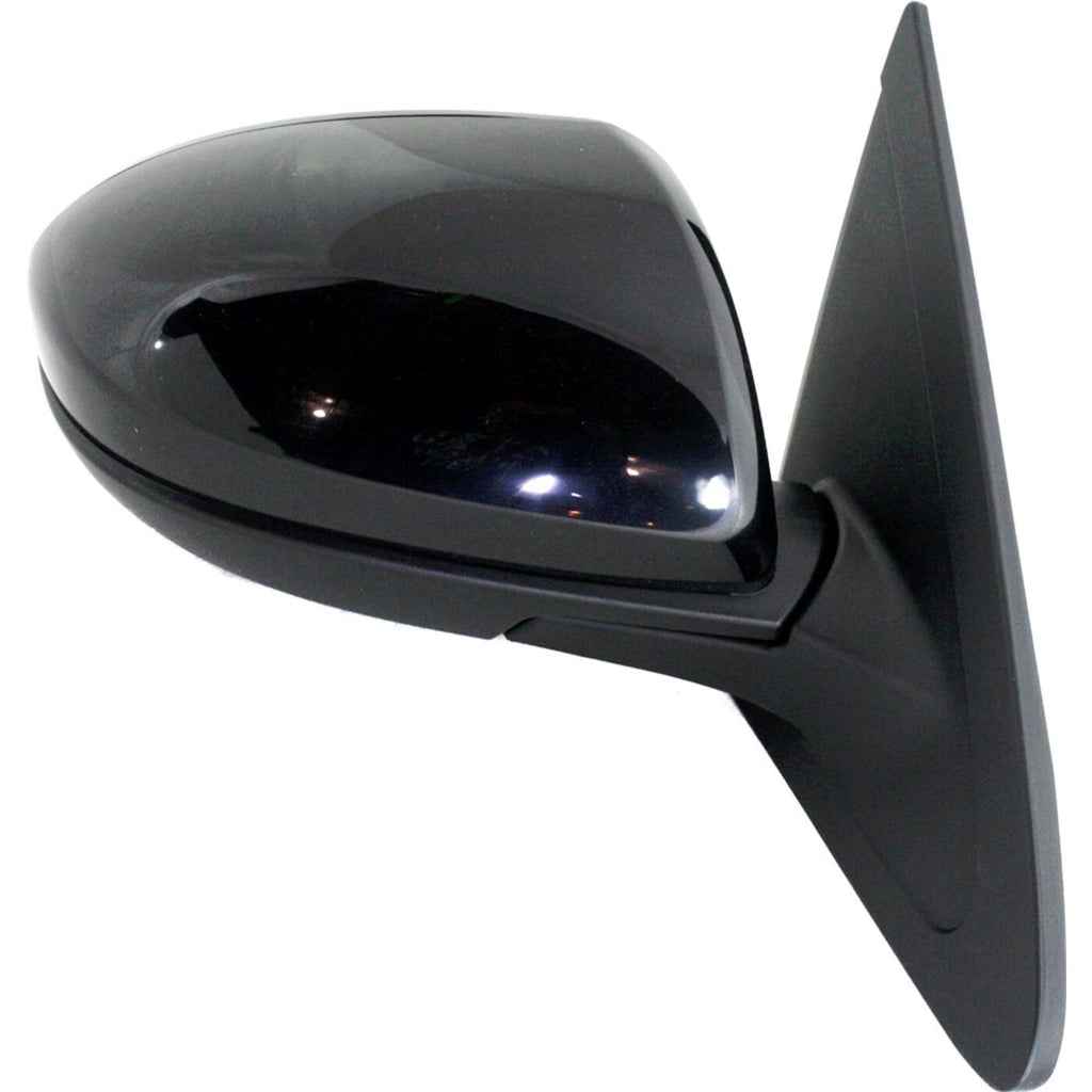 Mirror Power Smooth Black Passenger Side Right RH for 10-13 Mazda 3 Mazda3