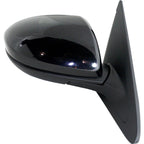 Mirror Power Smooth Black Passenger Side Right RH for 10-13 Mazda 3 Mazda3