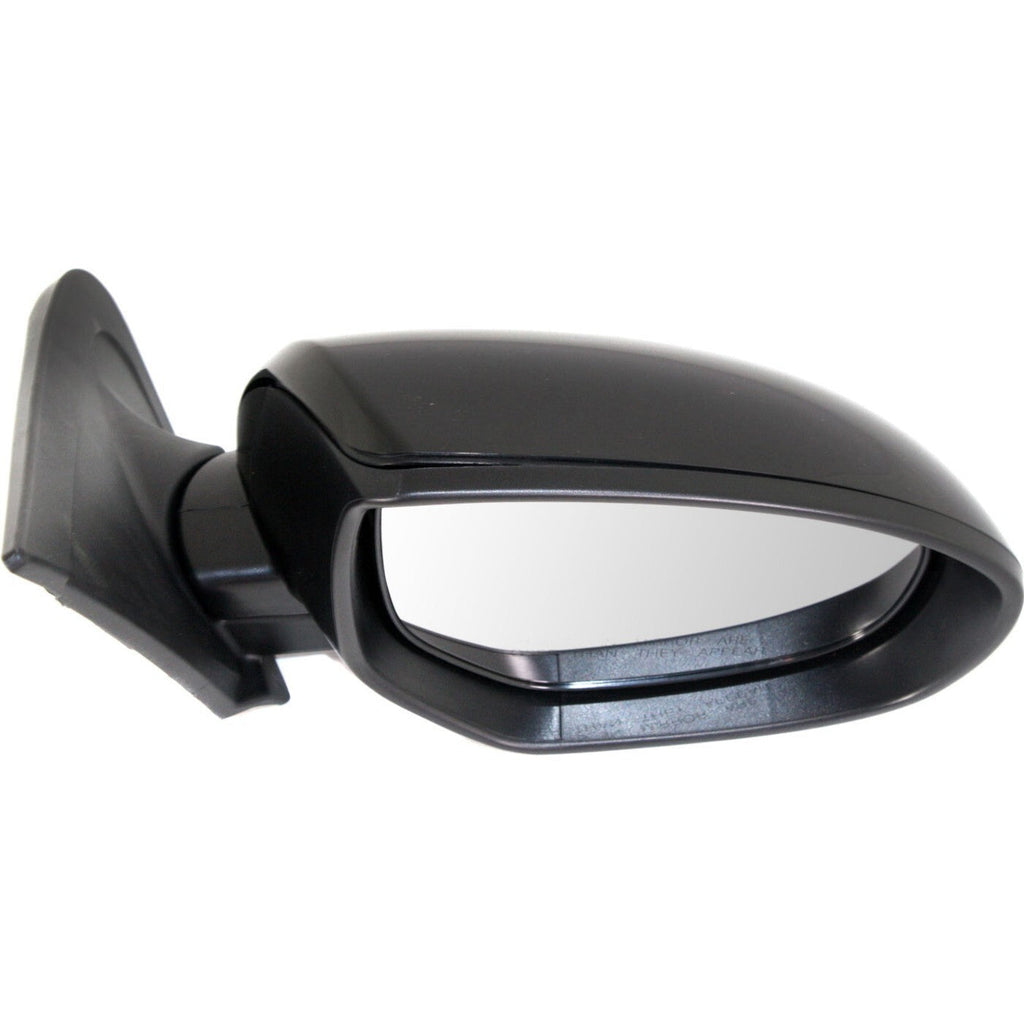 Mirror Power Smooth Black Passenger Side Right RH for 10-13 Mazda 3 Mazda3