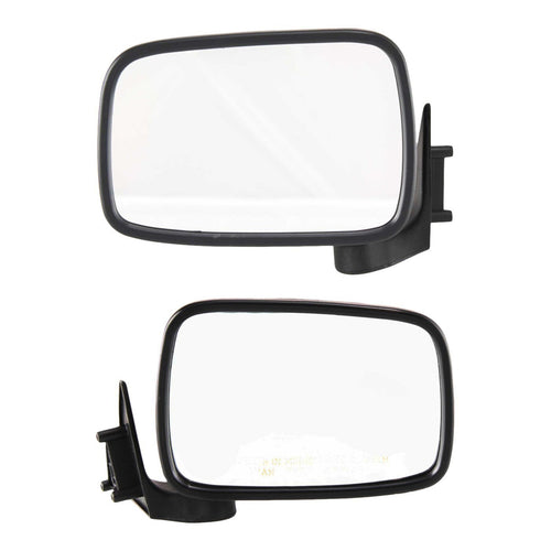 1987-1993 Mazda B2200 Manual Folding Mirror Pair Paintable