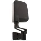 Left & Right Side View Door Manual Black Folding Mirrors for 87-02 Jeep Wrangler