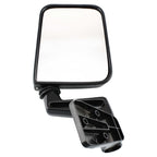 Left & Right Side View Door Manual Black Folding Mirrors for 87-02 Jeep Wrangler