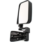 Left & Right Side View Door Manual Black Folding Mirrors for 87-02 Jeep Wrangler