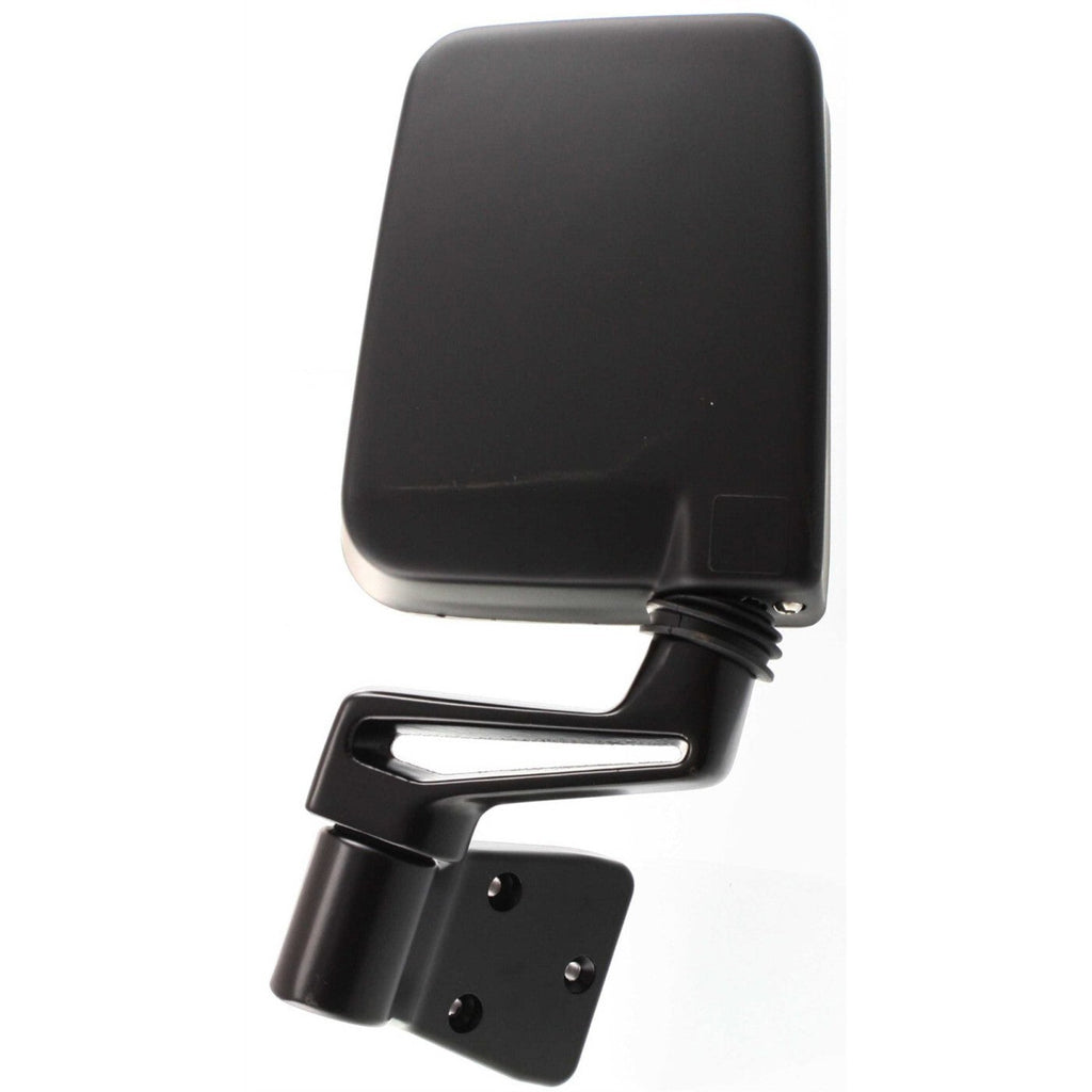Left & Right Side View Door Manual Black Folding Mirrors for 87-02 Jeep Wrangler