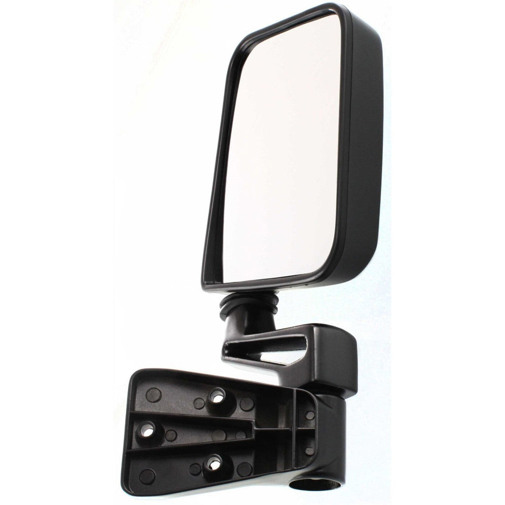 Left & Right Side View Door Manual Black Folding Mirrors for 87-02 Jeep Wrangler