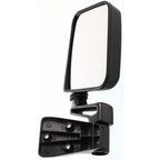 Left & Right Side View Door Manual Black Folding Mirrors for 87-02 Jeep Wrangler