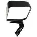 Left & Right Side View Door Manual Black Folding Mirrors for 87-02 Jeep Wrangler
