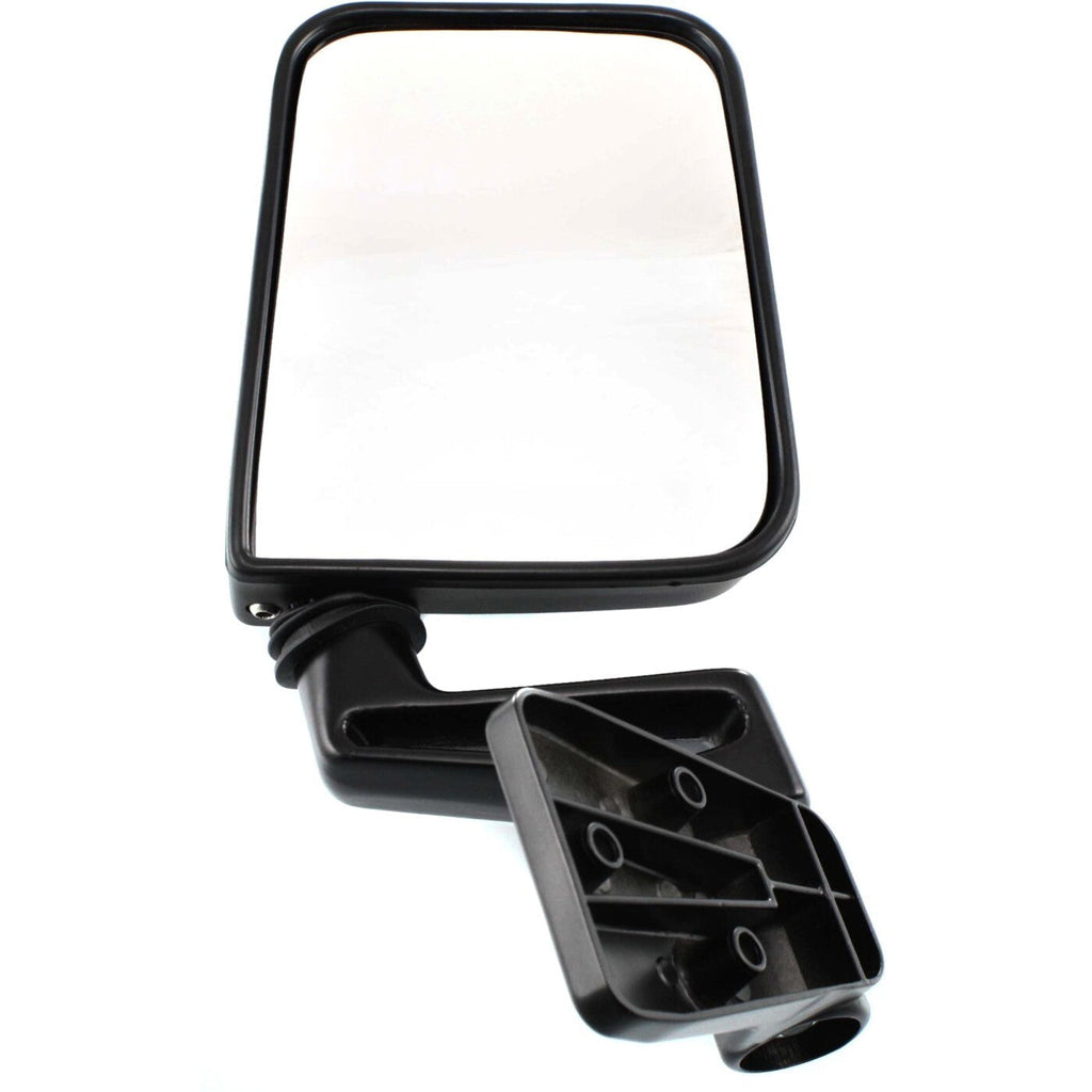 Left & Right Side View Door Manual Black Folding Mirrors for 87-02 Jeep Wrangler