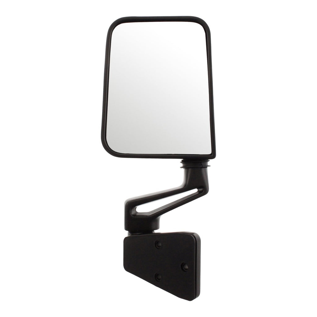Left & Right Side View Door Manual Black Folding Mirrors for 87-02 Jeep Wrangler