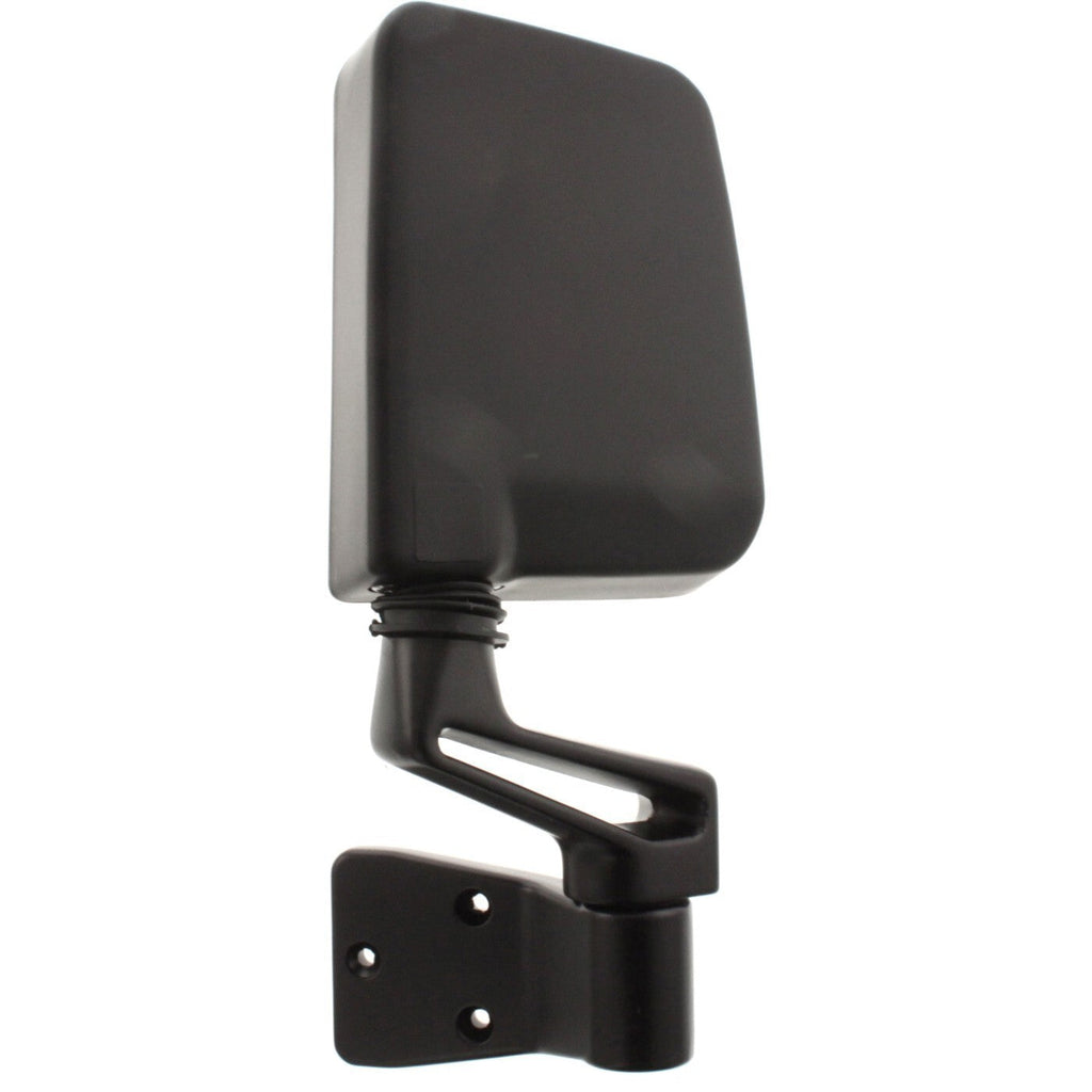 Left & Right Side View Door Manual Black Folding Mirrors for 87-02 Jeep Wrangler