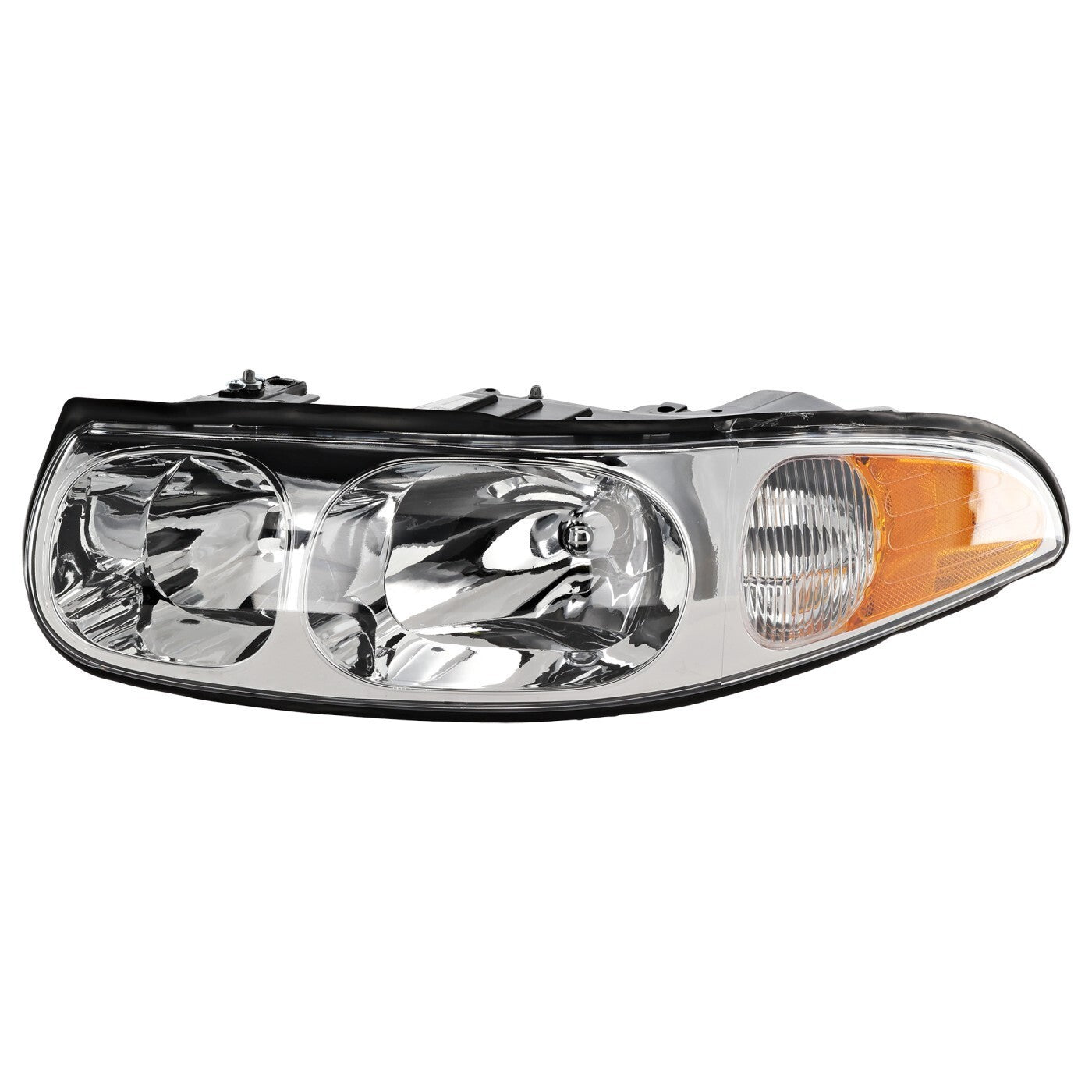 LH & RH Headlight For Buick LeSabre 2000-2005 Halogen w/ Bulbs Smooth High Beam
