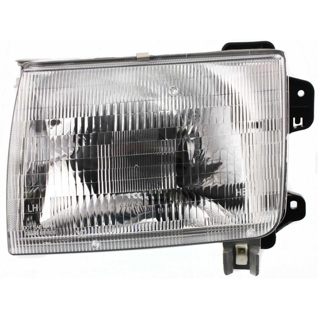 Headlight Set For 1998-2000 Nissan Frontier with Corner Lights and Bulb