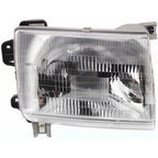 Headlight Set For 1998-2000 Nissan Frontier with Corner Lights and Bulb