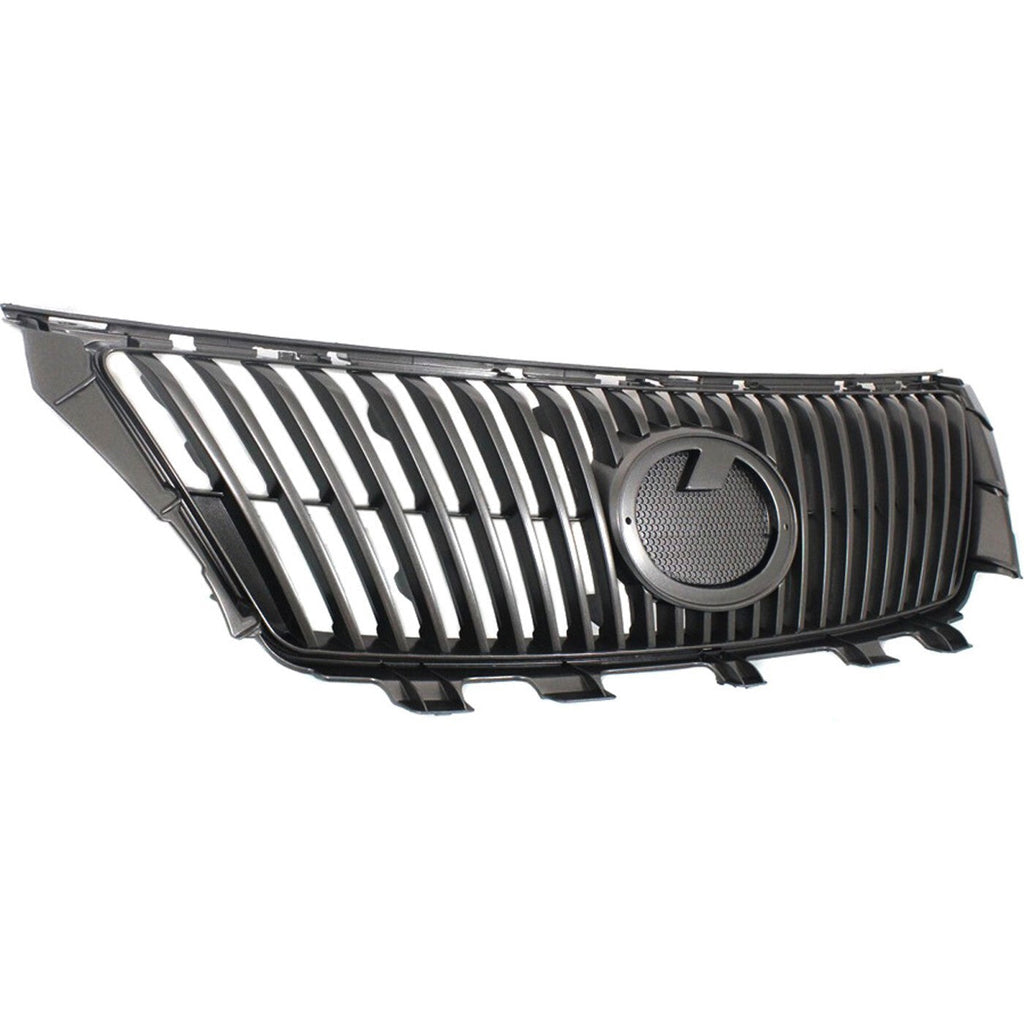 Grille For 2009-2010 Lexus IS250 IS350 Gray Plastic