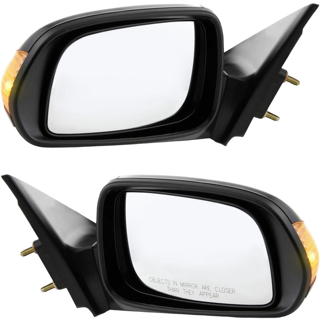 Mirrors Left and Right Set For 2005-2010 Scion tC Paintable with Signal Light
