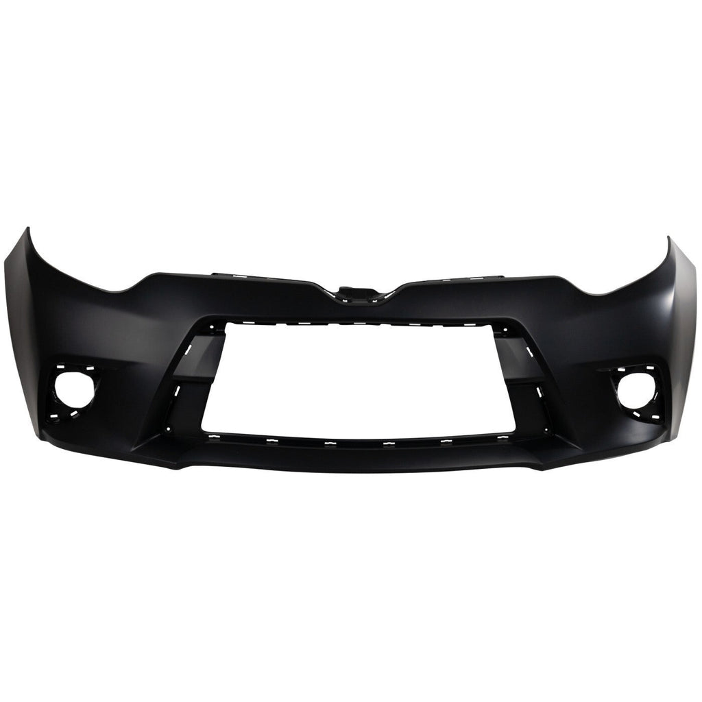 Front Bumper Cover Primed For 2014-2016 Toyota Corolla CE L LE LE ECO