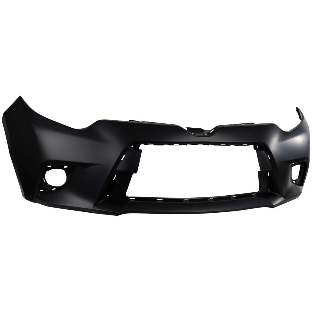 Front Bumper Cover Primed For 2014-2016 Toyota Corolla CE L LE LE ECO