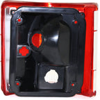 Pair Tail Light for 78-86 Chevrolet K5 Blazer 87-91 Blazer LH RH w/ Chrome Trim
