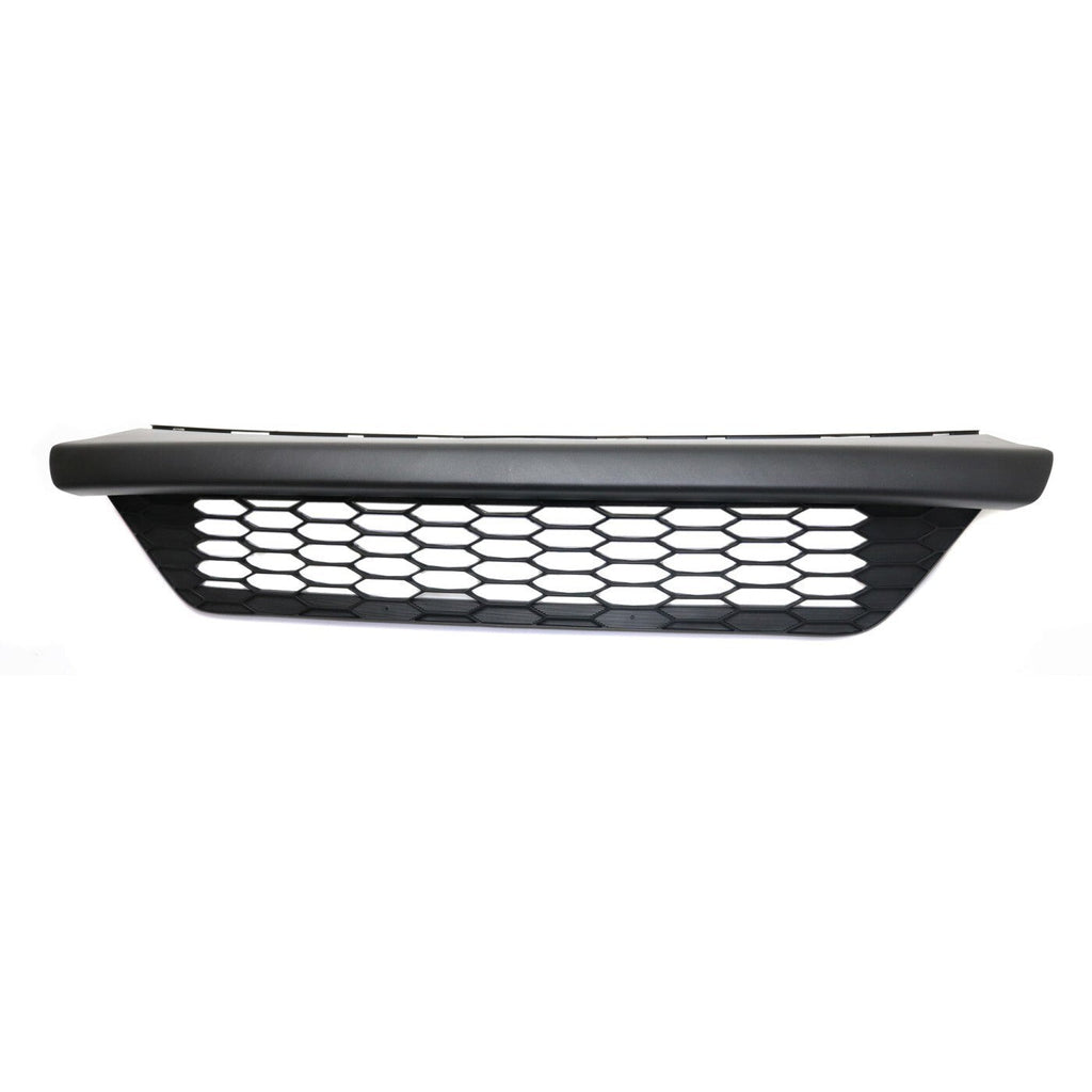 Bumper Grille For 2015-2017 Honda Fit Textured Gray Plastic Front HO1036121
