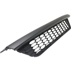 Bumper Grille For 2015-2017 Honda Fit Textured Gray Plastic Front HO1036121