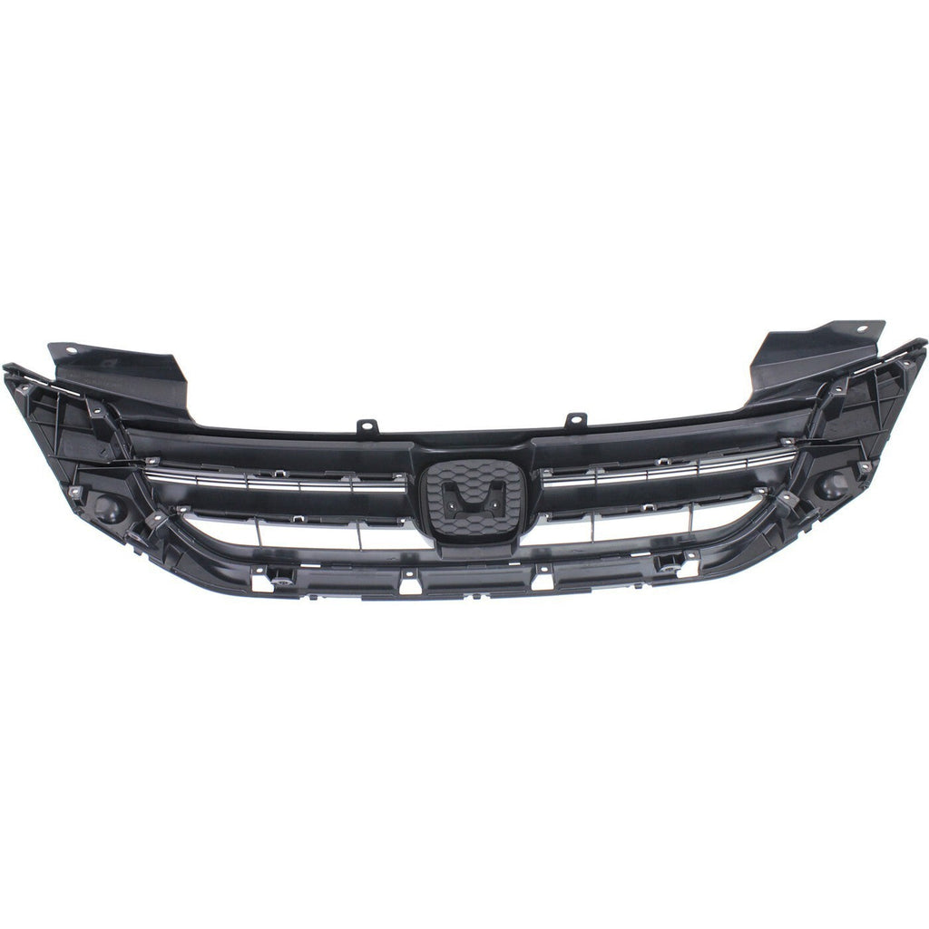 Bumper Cover Grille Assembly Kit For 2013-15 Honda Accord Sedan EX/EX-L/LX/Sport
