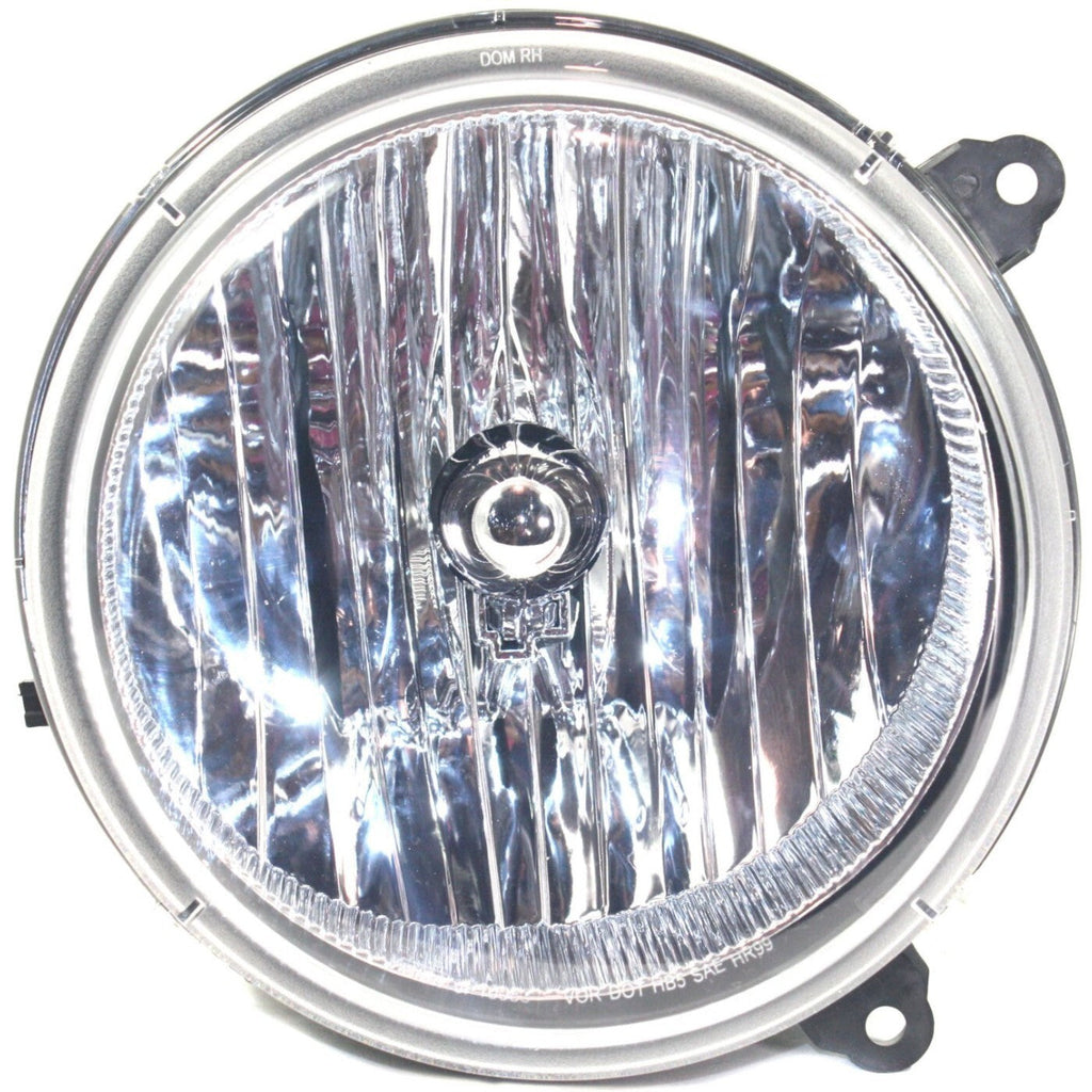 Driver and Passenger Side Headlights For Jeep Liberty 2005-2007 Halogen w/ Bulbs