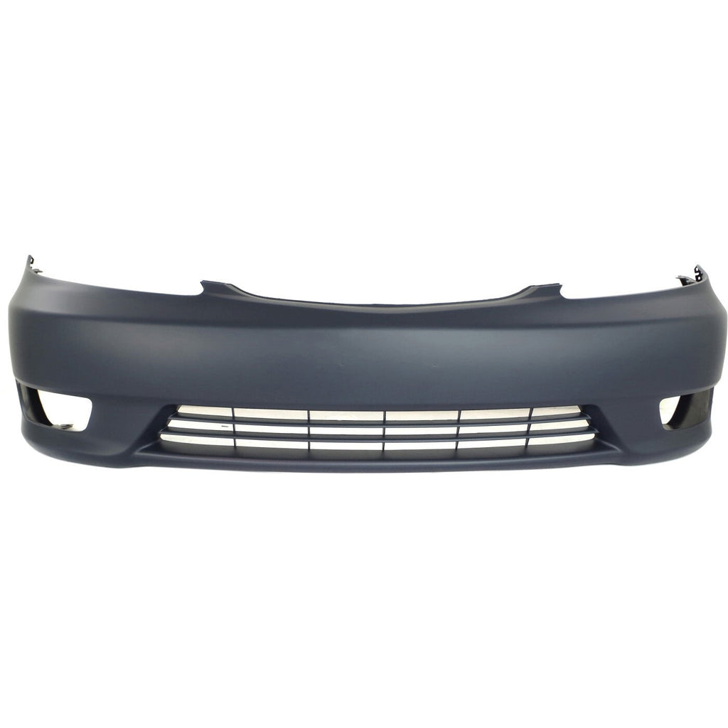 Front Bumper Cover For 2005-2006 Toyota Camry w/ fog lamp holes Primed