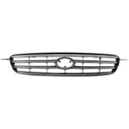 Grille For 2003-2004 Toyota Corolla Gray Plastic