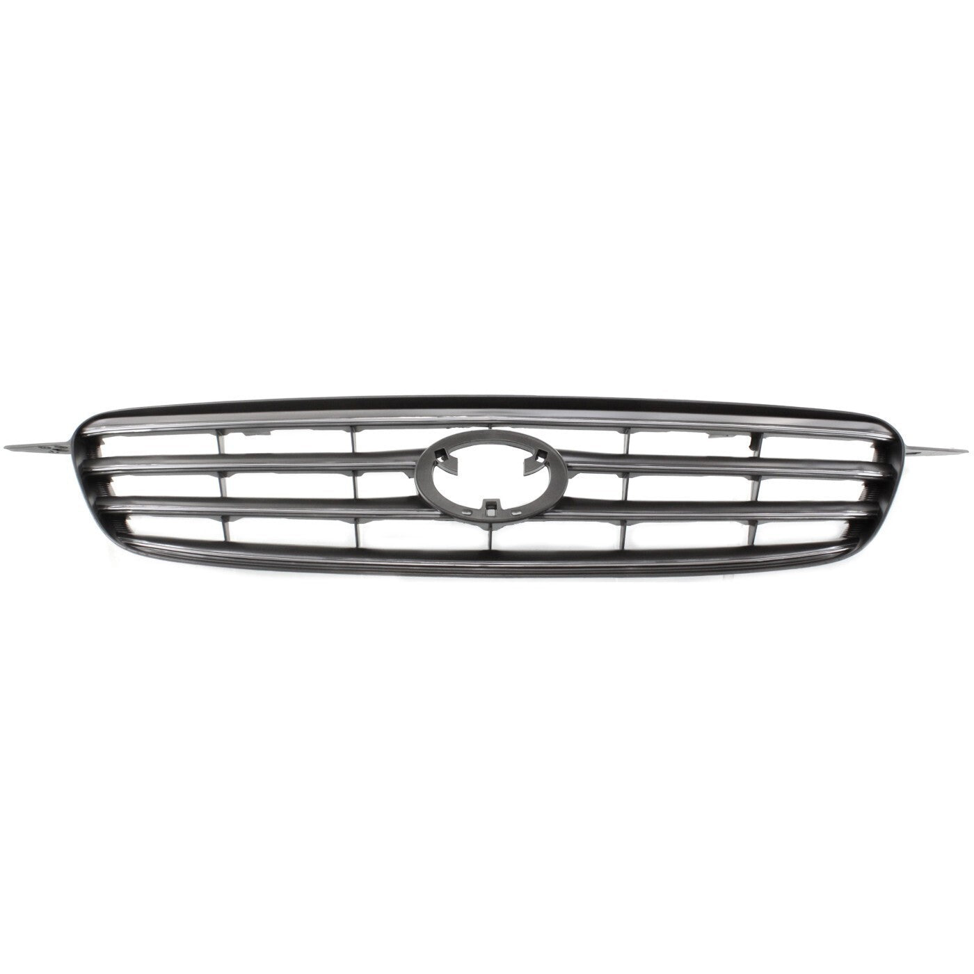 Grille For 2003-2004 Toyota Corolla Gray Plastic