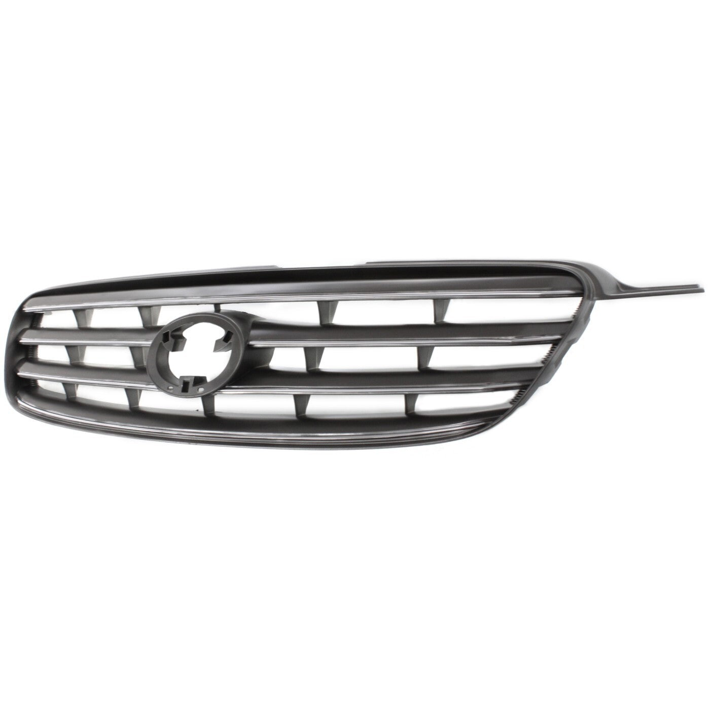 Grille For 2003-2004 Toyota Corolla Gray Plastic