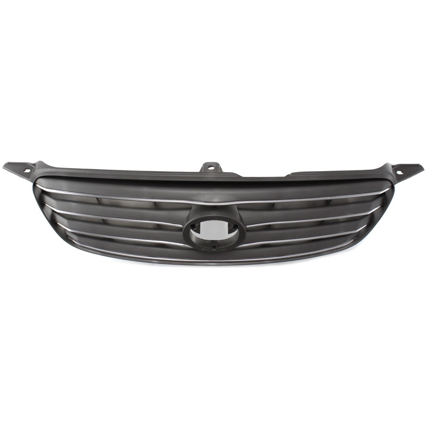 Grille For 2003-2004 Toyota Corolla Gray Plastic