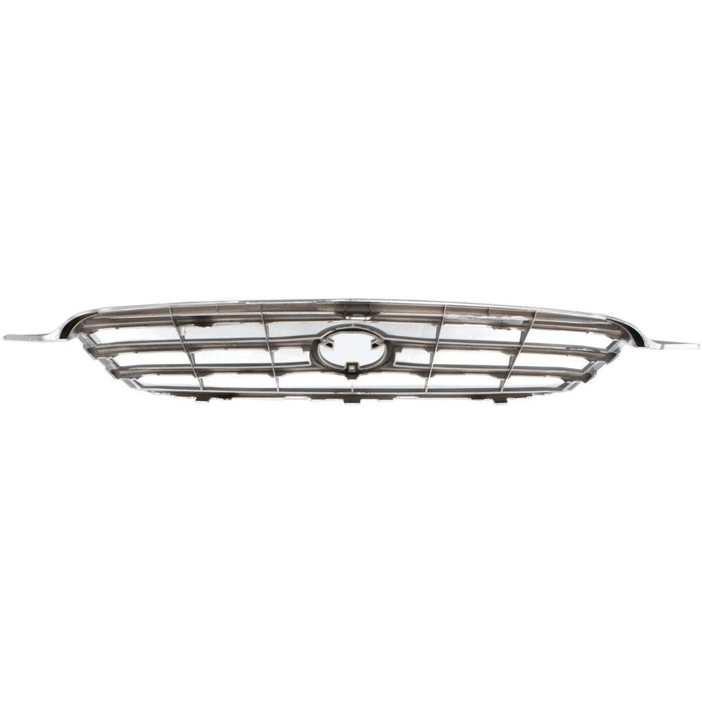 Grille For 2003-2004 Toyota Corolla Gray Plastic