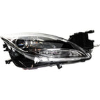 Headlight Assembly Set For 2011-13 Mazda 6 Left and Right Composite CAPA Halogen