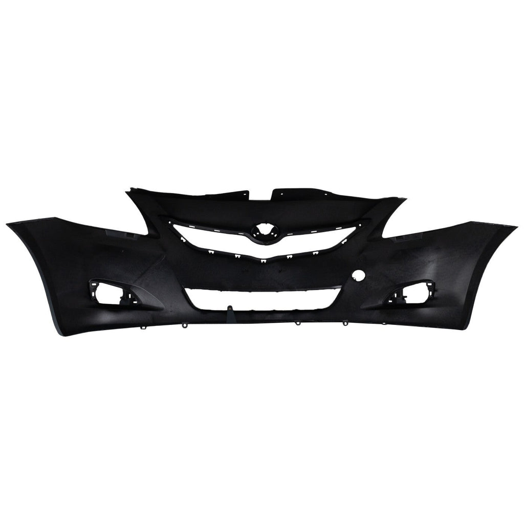 Front Bumper Cover For 2007-2012 Toyota Yaris Sedan with Fog Lamp Holes Primed