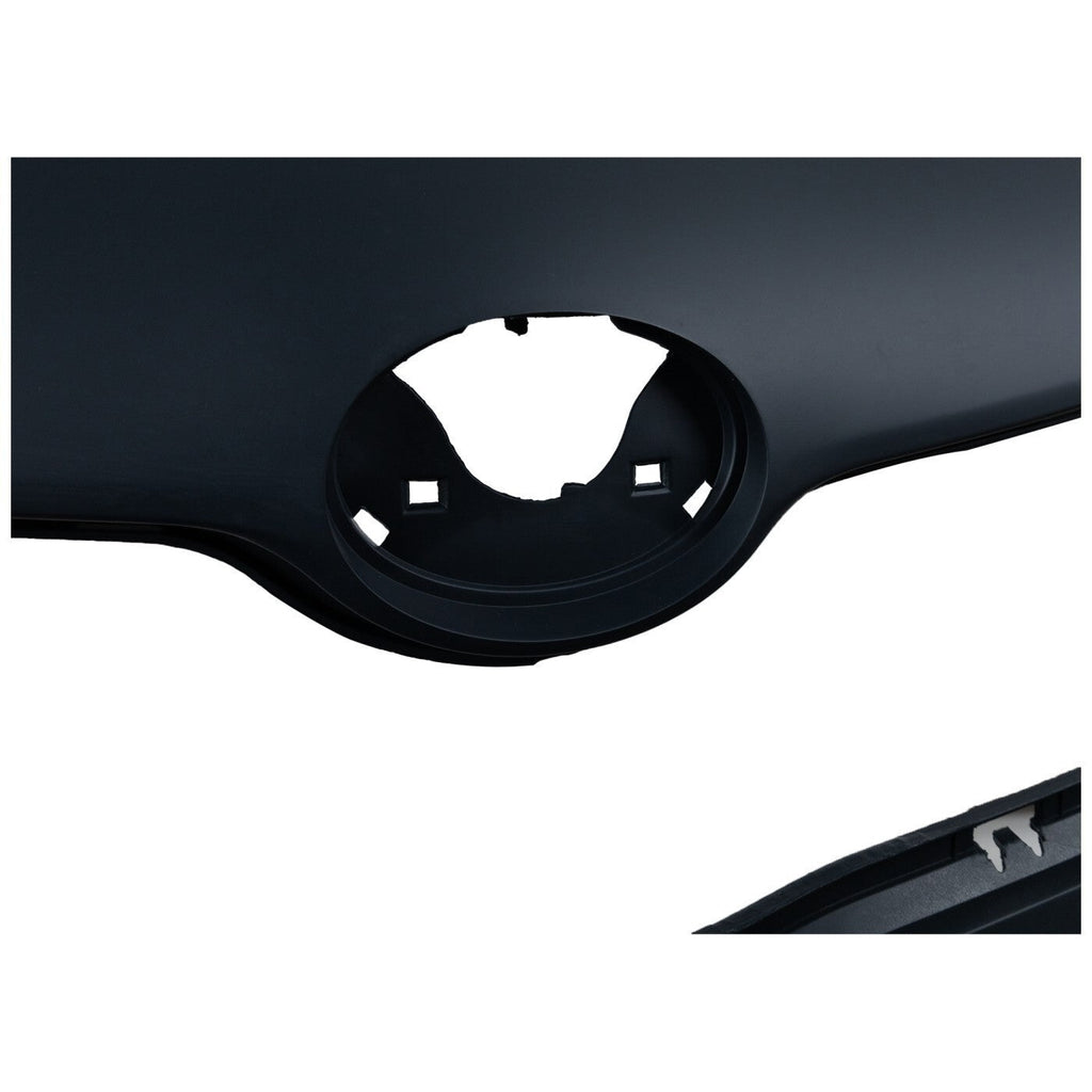 Front Bumper Cover For 2007-2012 Toyota Yaris Sedan with Fog Lamp Holes Primed