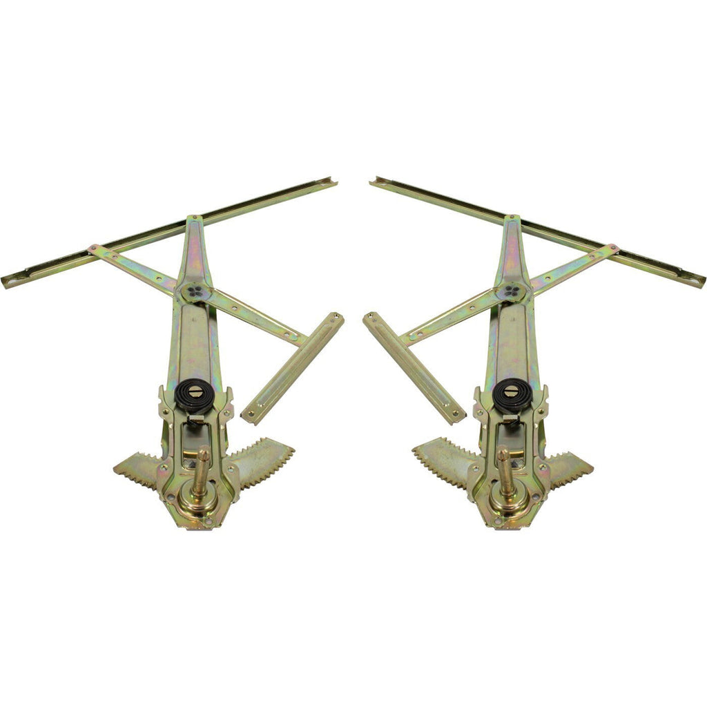 Manual Window Regulator Set For 1996-2000 Honda Civic Front 2-Door Coupe