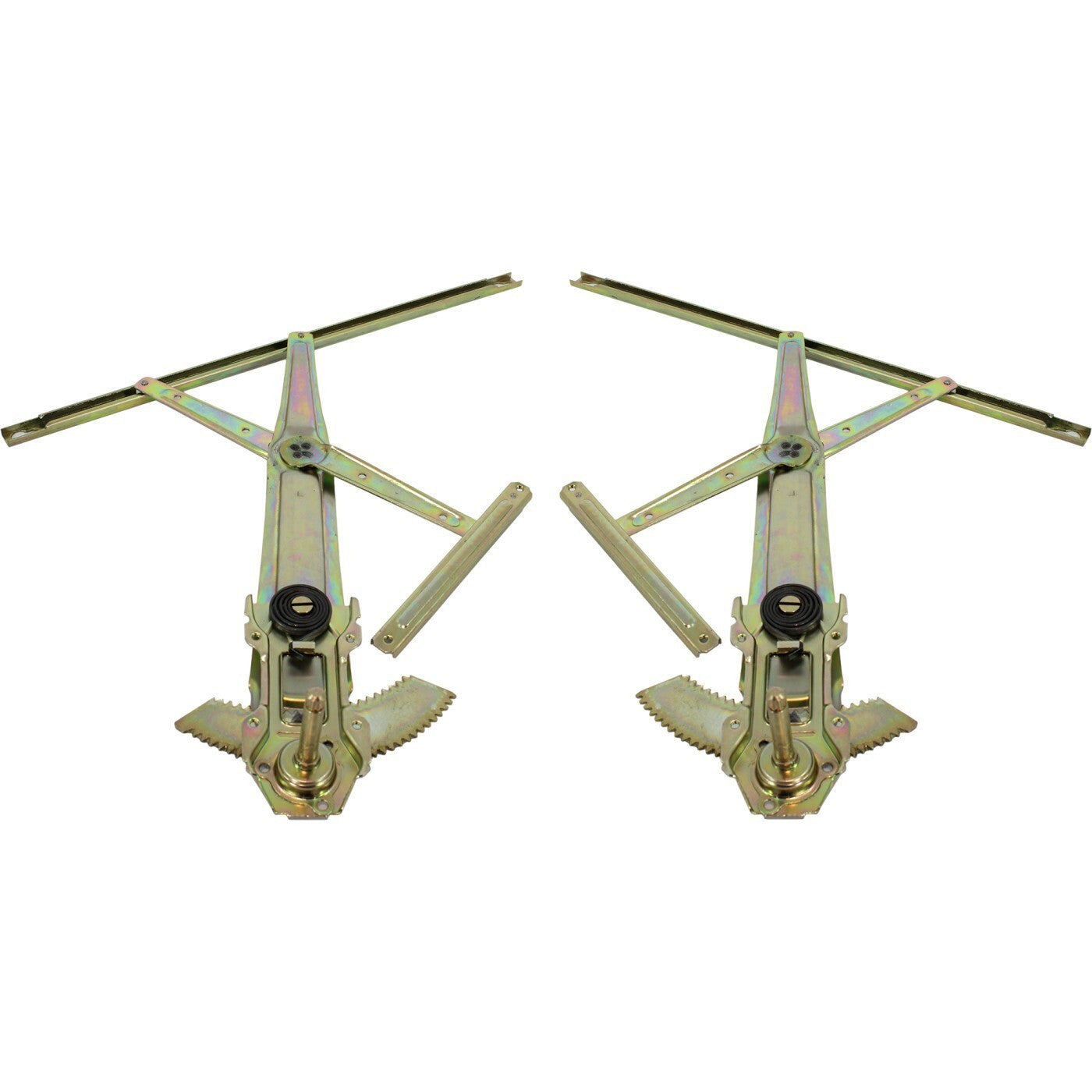 Manual Window Regulator Set For 1996-2000 Honda Civic Front 2-Door Coupe