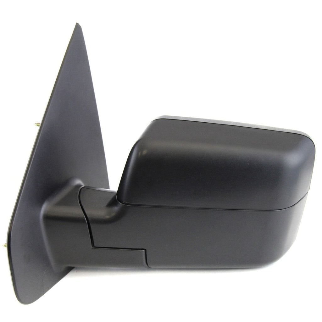 Mirror For 2004-2006 Ford F-150 Driver Side Textured Black Manual Folding Heated