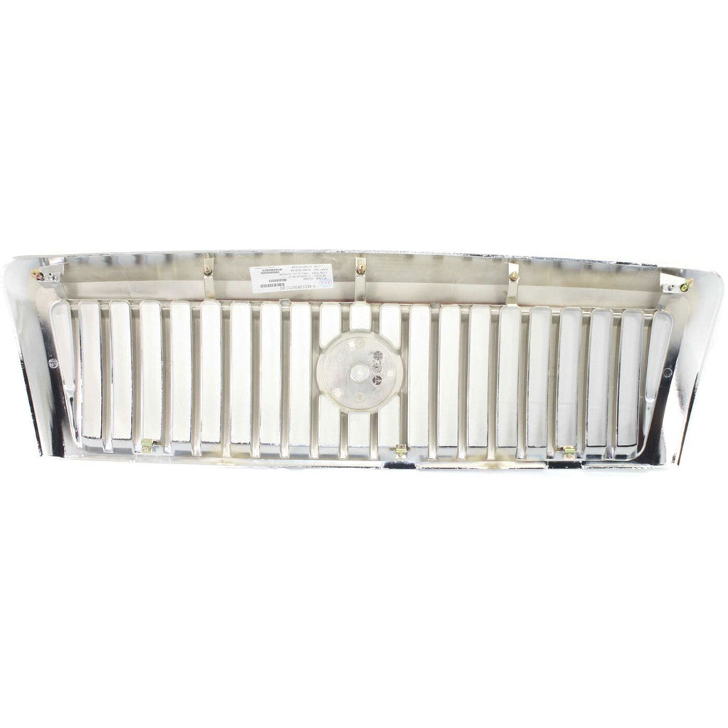 Grille For 2006-2011 Mercury Grand Marquis Chrome Plastic