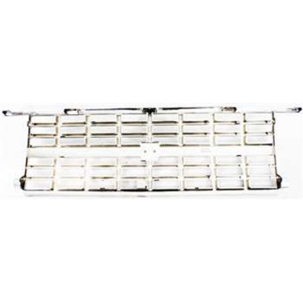 Grille and Headlight Door Kit For 89-91 Chevy Blazer R1500 Suburban Chrome Shell