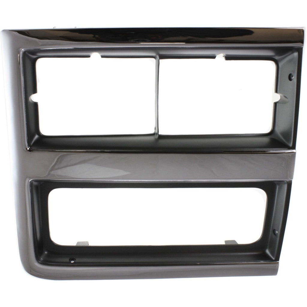 Grille and Headlight Door Kit For 89-91 Chevy Blazer R1500 Suburban Chrome Shell