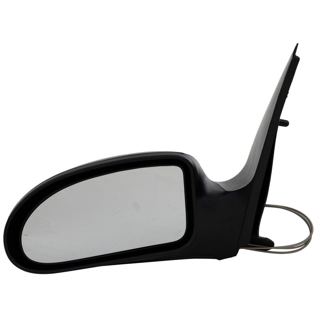 Manual Remote Mirror For 2003-2007 Ford Focus Front Driver Side Textured Black