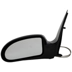 Manual Remote Mirror For 2003-2007 Ford Focus Front Driver Side Textured Black