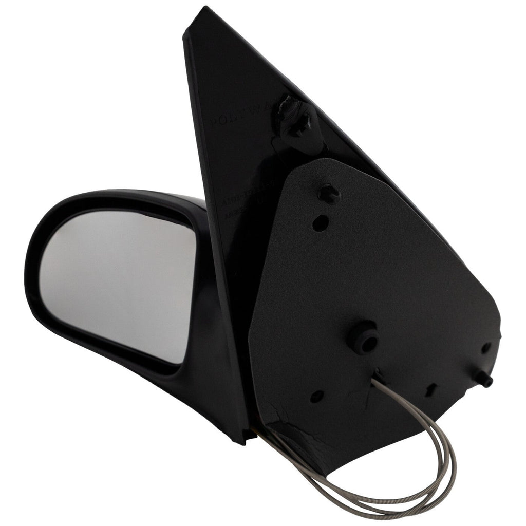 Manual Remote Mirror For 2003-2007 Ford Focus Front Driver Side Textured Black