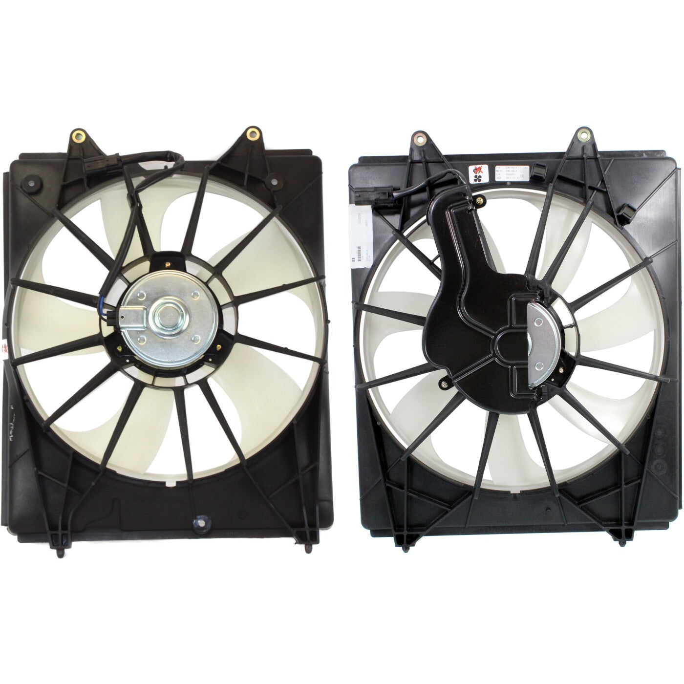Radiator Cooling Fan Set For 2011-2016 Honda Odyssey with AC Condenser Fan