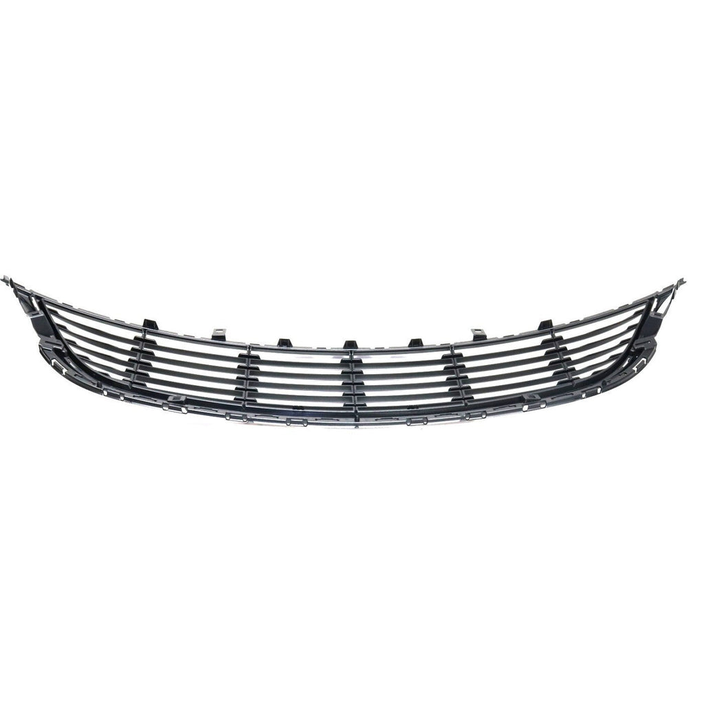 Bumper Grille For 2015-2017 Chrysler 200 Textured Black Plastic Front 68202988AC