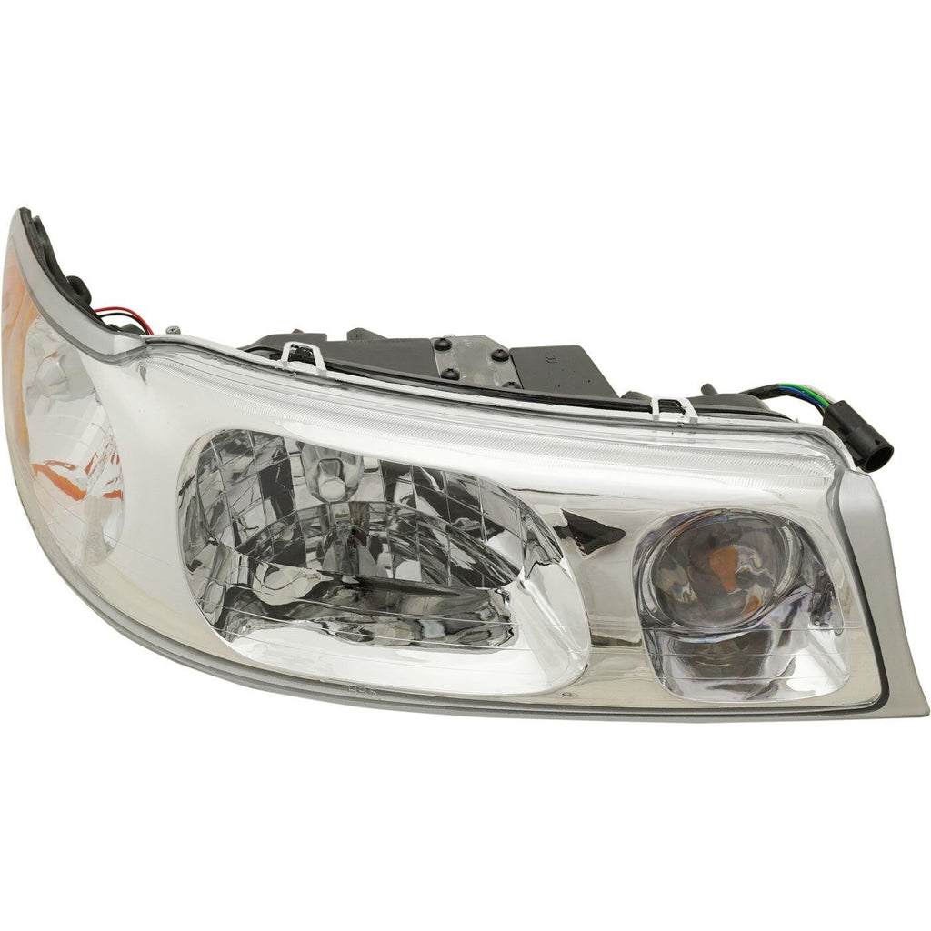 Headlight Set For 1998-2002 Lincoln Town Car Left and Right Headlamp With Bulb