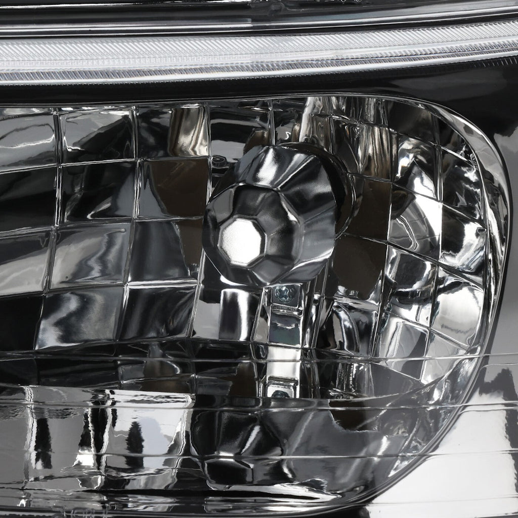 Headlight Set For 1998-2002 Lincoln Town Car Left and Right Headlamp With Bulb